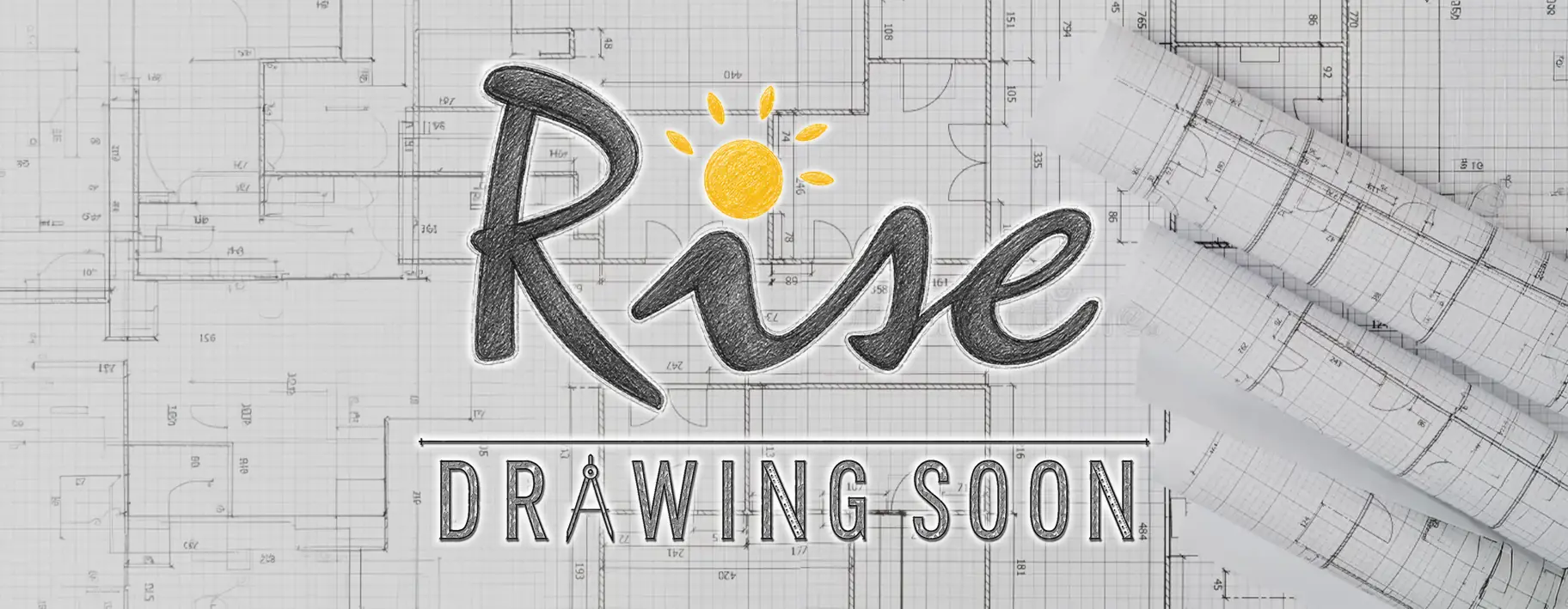 ASPEN C 2D sketch elevation placeholder indicating that the architectural drawing is coming soon from Rise Homes.