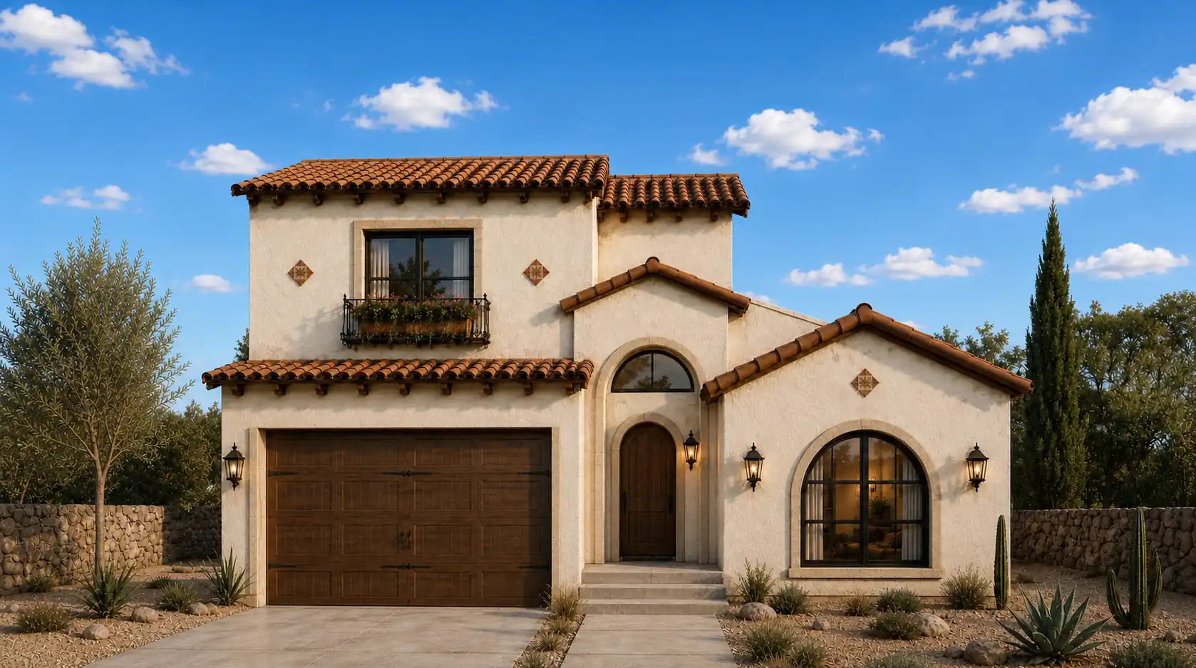 Monte Rosa by Rise Homes at Emerald Estates, front elevation